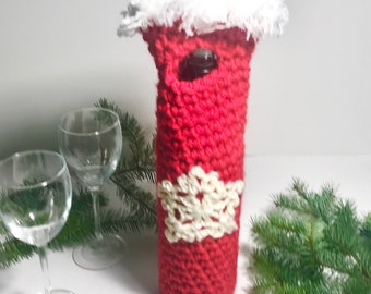 Wine tote Crochet Pattern, crochet wine bag pattern,  Easy and Quick wine bag pattern, wine gift bag,  beginner friendly crochet