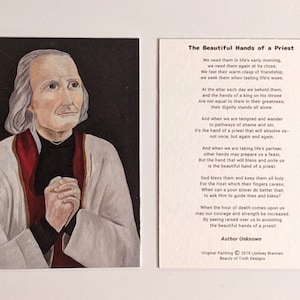 St. John Vianney Prayer Card