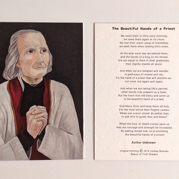 St. John Vianney Prayer Card