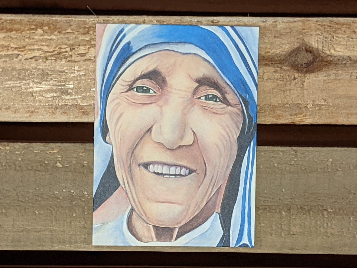 Mother Teresa Prayer Card - Etsy