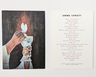 Anima Christi Prayer Card