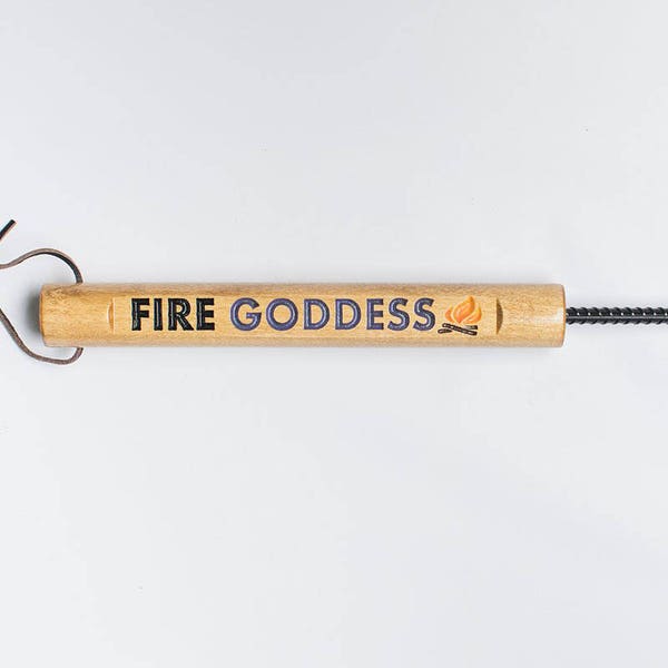 Fire God or Fire Goddess Outdoor Fire Pit Poker