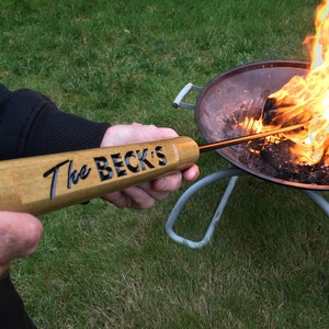 Personalized Fire Pit Pokers