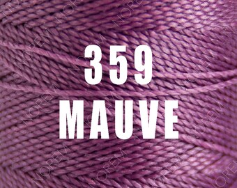 1 spool / Linhasita Waxed polyester macrame cord / 1 mm / MAUVE /   Complete spool / COR 359