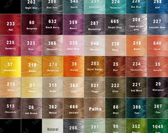 1mm Custom quantity by meter // CHOOSE YOUR COLORS // waxed polyester cord / Jewelry and beading / friendship bracelet / 1mm thickness