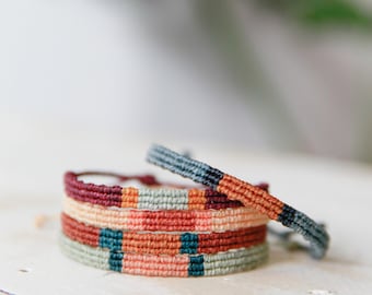 DIY micro-macrame / Creative kit / Make your own bracelet / online tutorial / Natif