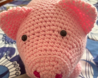 Schwein/Amigurumi Schwein/Kleines Schweinchen/Baby Spielzeug/Kleinkind Geschenk/Geschenk zum Valentinstag/Kuschelschwein/Krippe Spielzeug/Spielzeug/Pink Schwein,Gehäkeltes Schwein/Stoffschwein