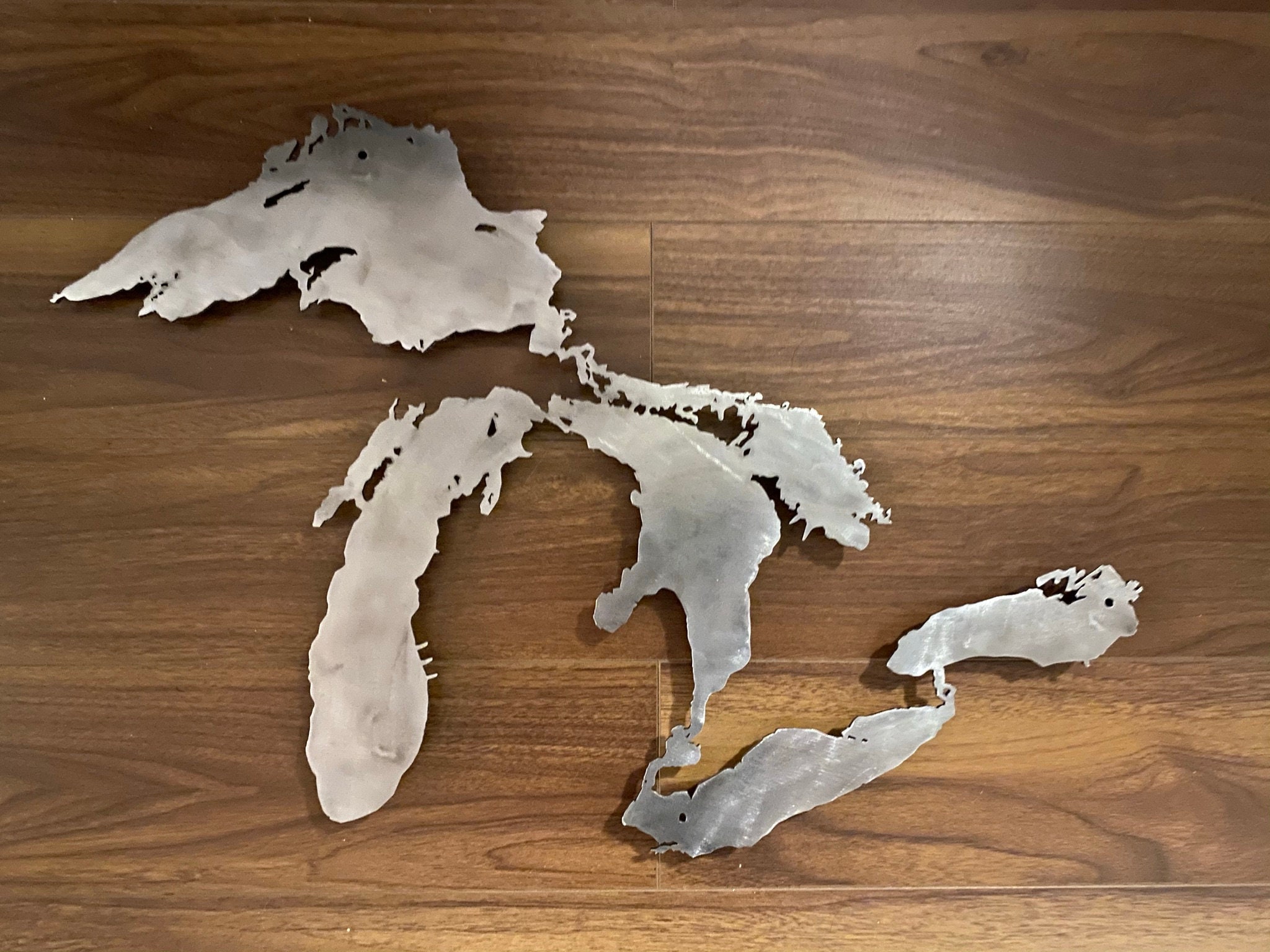 Great Lakes Wall Art Great Lakes Metal Wall Art Etsy