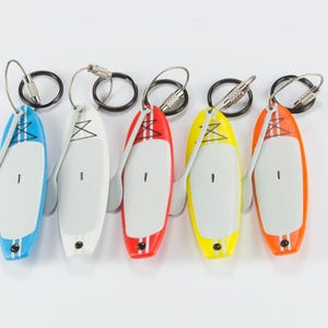 SUP Stand Up Paddle Board Surf Keychain Keyring