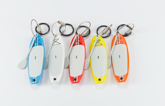 SUP Stand Up Paddle Board Surf Key Chain Key Ring SUPKEY