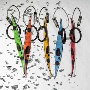 Sea Kayak Key Chain Key Ring KEYAK