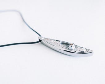 Sea Kayak Pendant Necklace
