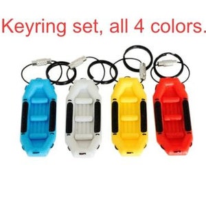 White Water Raft keyring keychain ww raft rafting