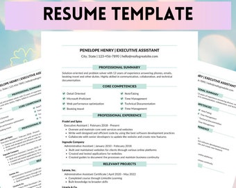 Peut inclure: Un modèle de CV au design moderne. Le modèle comprend des sections de résumé professionnel, de compétences clés, d'expérience professionnelle, de projets pertinents et de formation. Le CV est destiné à un candidat ayant une expérience d'assistant de direction et de développeur web.