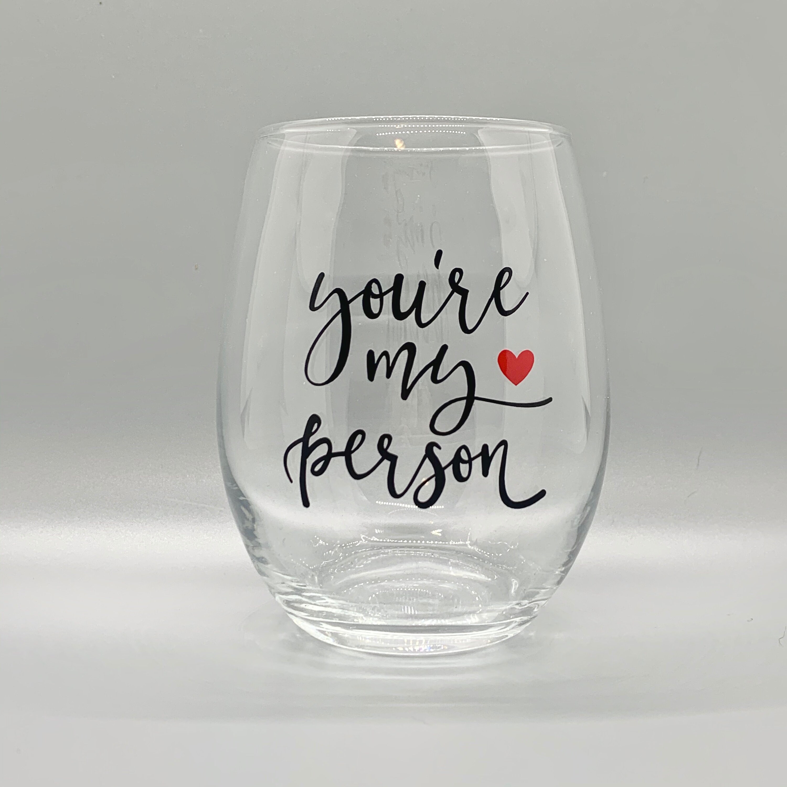 You're My Person - Grey's Anatomy Custom Themed Stemless Wine…