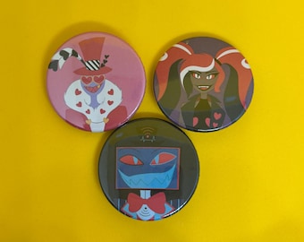 ハズビン ホテル - Vox & Valentino エナメル ピンバッジ - Etsy 日本