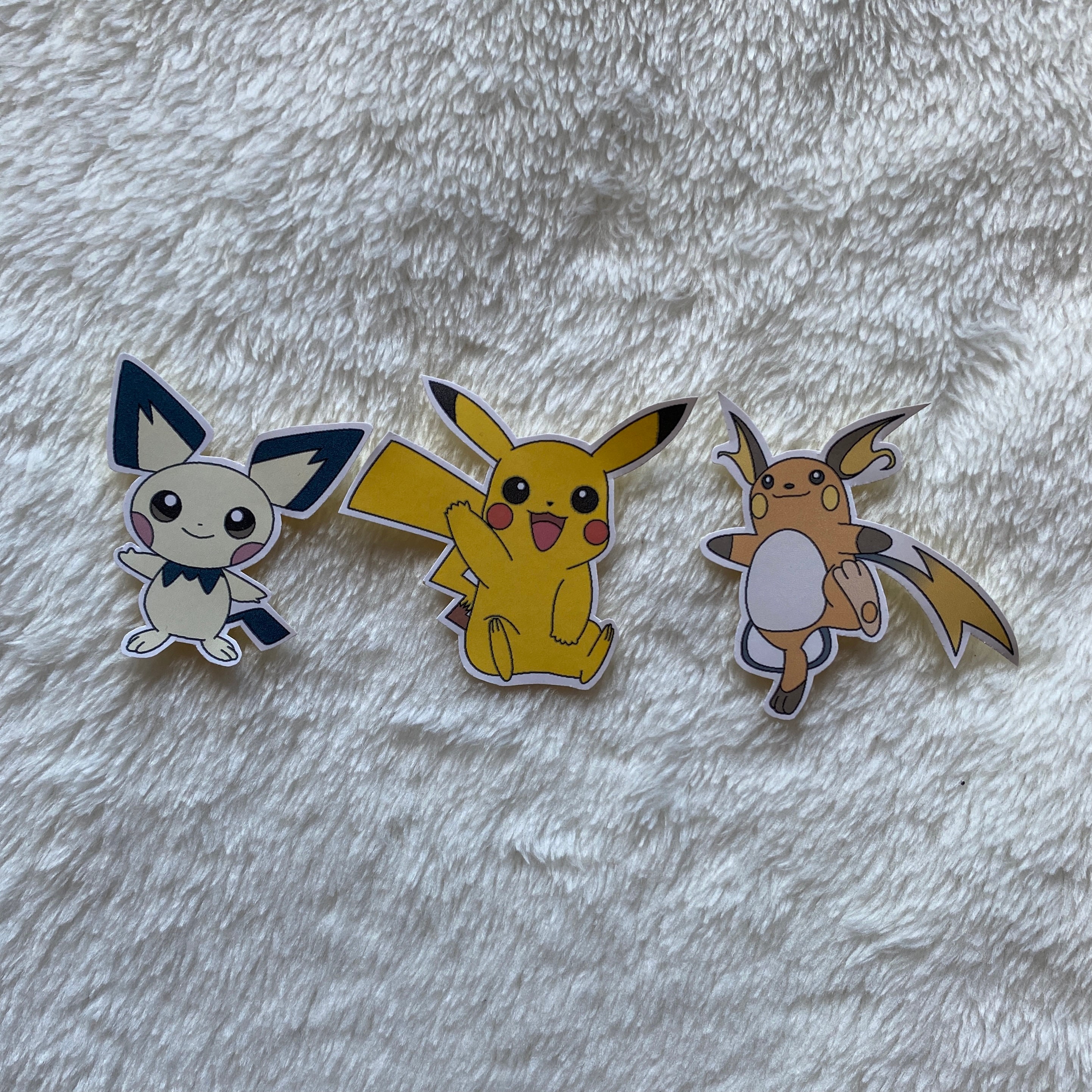 Pichu, Pikachu & Raichu Evolution Pokémon Pin