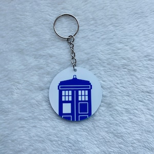 Tardis Doctor Who Keyring