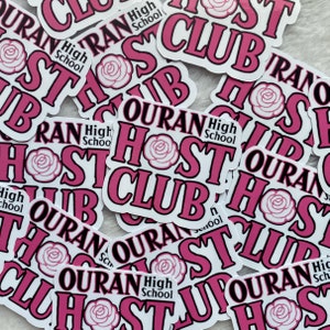 Ouran High School Host Club Logo Stickers