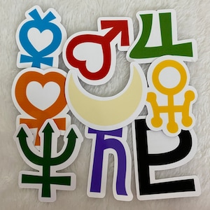 Sailor Scout Symbol Stickers