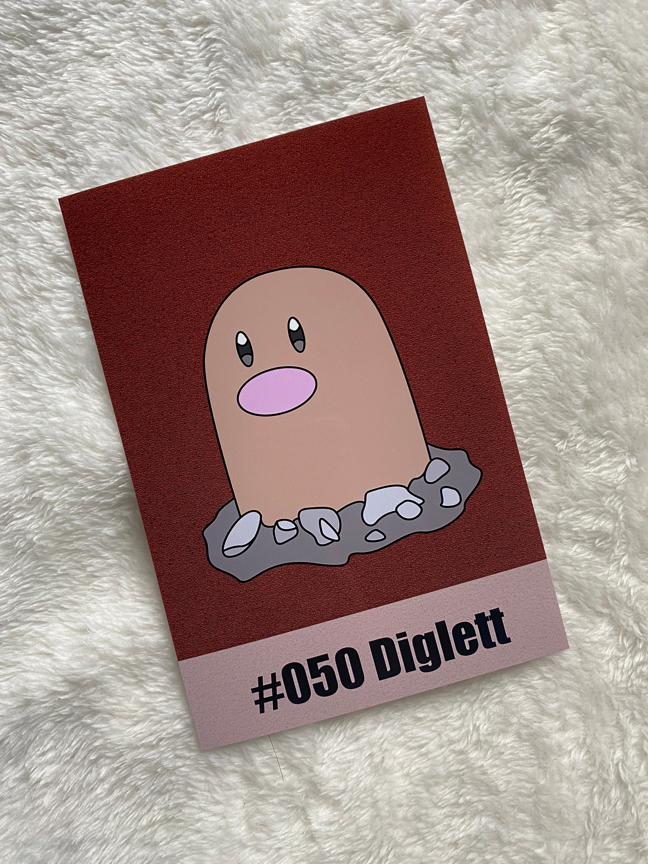 Diglett - #050 -  Pokédex