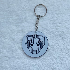 Cyberman Doctor Who Keyring