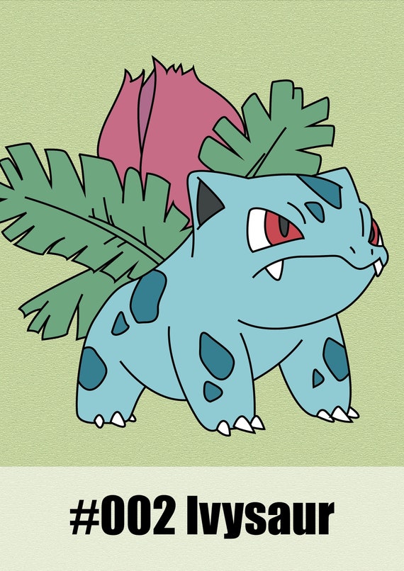 DESENHANDO FIGURINHAS DE POKÉMON: IVYSAUR ! #pokemon #speedart #apeedp