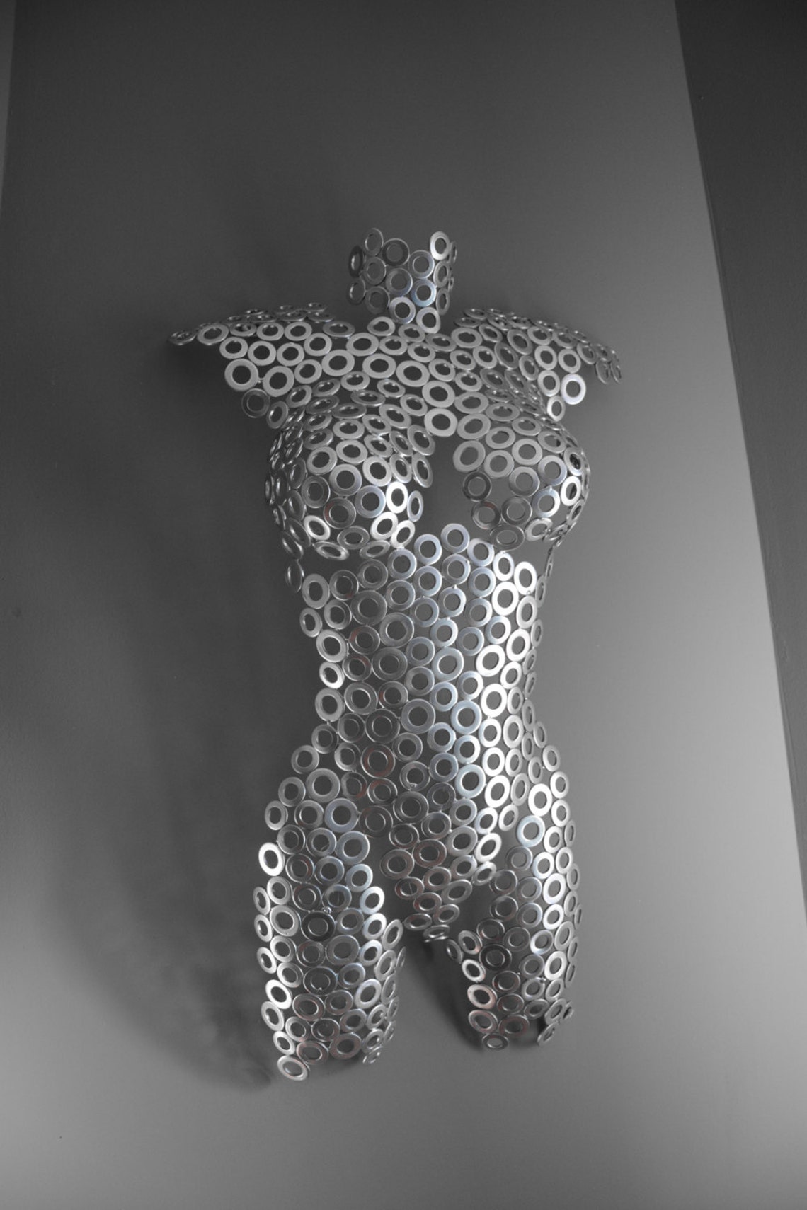 Metal Wall art sculpture abstract torso perfect gift for Etsy