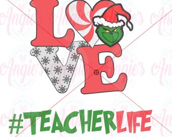 Download Teacher Grinch Svg Etsy