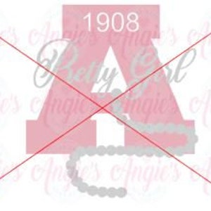 1908 AKA Pretty Girl Svg ,  Svg Cut File, Instant Download, AKA cut file, AKA Sorority Cut File