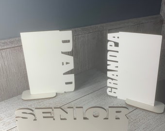 Blank Photo Frame Sublimation 4”x 6”/ Blank MDF Photo Frame/ Senior Gift/ Father’s Day Gift/ Dad/ Grandpa/