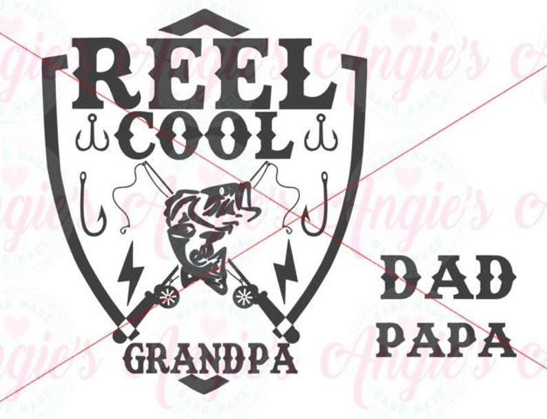 Download Reel Cool Grandpa SVG SVG Cut File Instant Download | Etsy