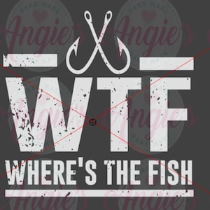 Var är fisken SVG, SVG-klippfil, direktnedladdning, fiskedesign, WTF Svg, present till pappa Svg