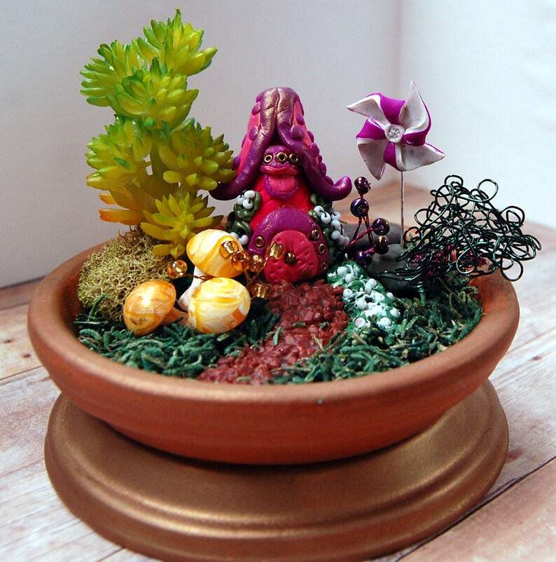 Terra Cotta Fairy Mini Garden