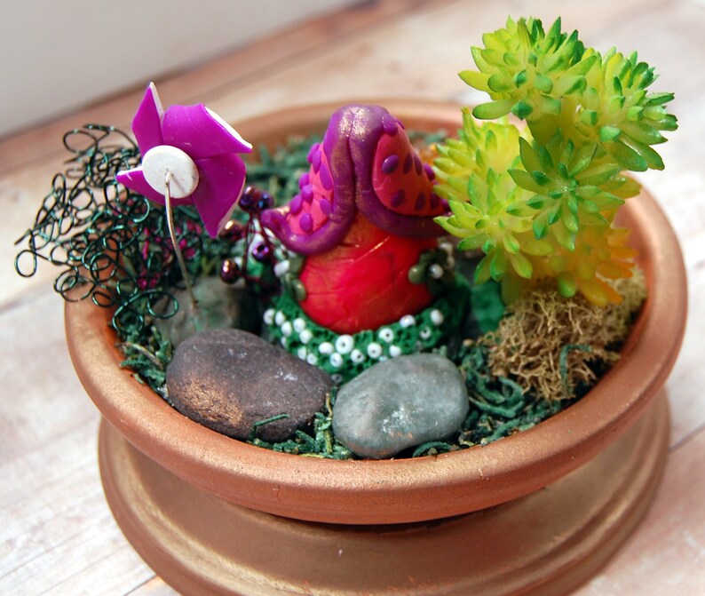 Terra Cotta Fairy Mini Garden