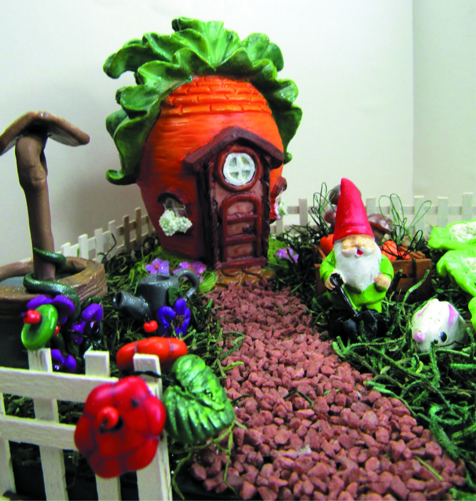 Carrot Patch with Carrot House and Bunny Etsy