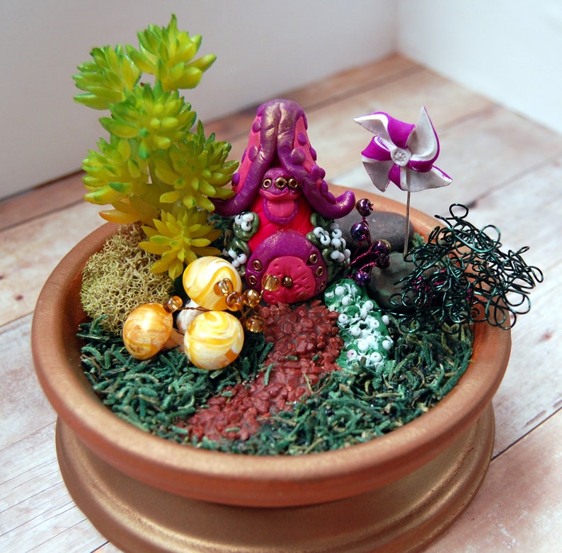 Terra Cotta Fairy Mini Garden