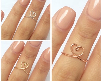 Heart Midi Ring