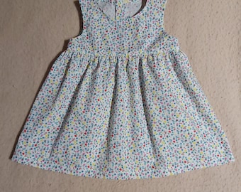 Pretty Little Dress 18 24 Months In Green Tex Cotton With Etsy Pretty Little Dress 18 24 Months In Green Tex Cotton With Etsy