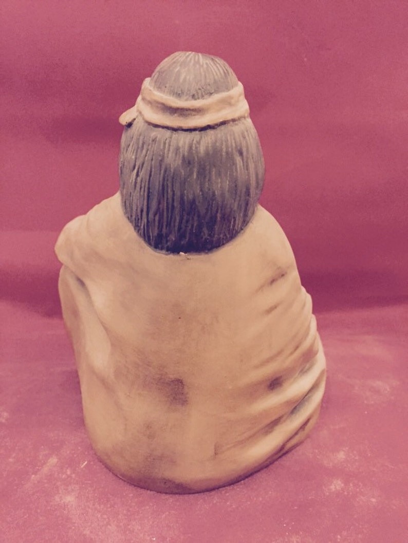 ready to paint Wise Old Indian Man Bisque