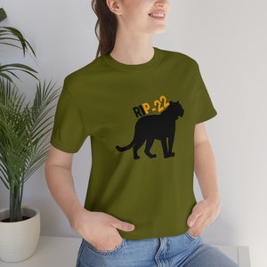 RIP-22 - Celebrating the Life of Los Angeles Mountain Lion P-22 - Unisex Jersey Short Sleeve Tee