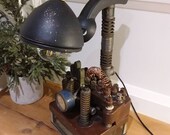 Steampunk industrial vintage railroad relay switch