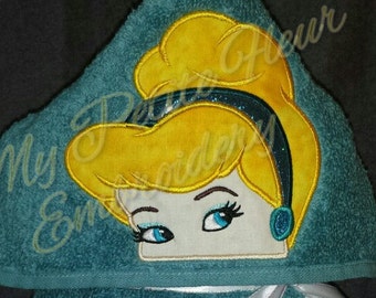 5x7 Midnight Princess with Slipper Design