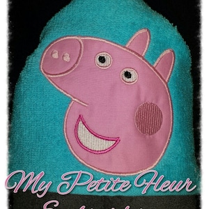 5 x 7 Baby Brother Pig Design