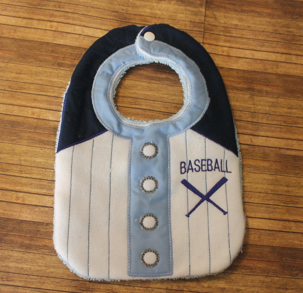 Embroidered Baby bib Baby bib Baseball Embroidered bib Etsy