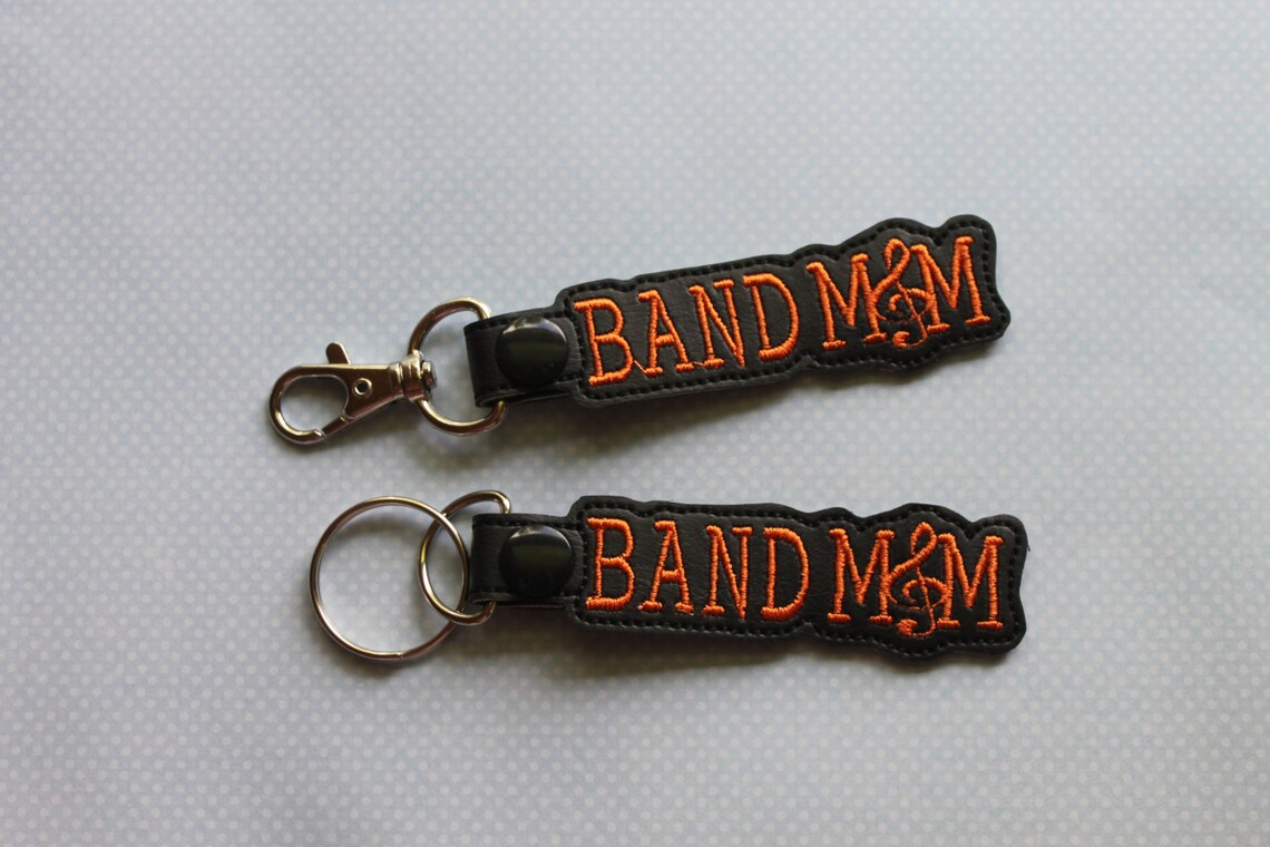 Key Chains Zipper Pulls Band Handmade Embroidered Key Etsy