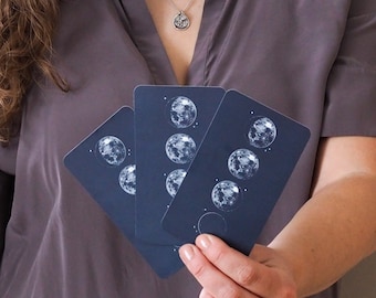 Mailed 3 Card Oracle Pull - Intuitive Message from Moon Mantra Oracle Deck - Past, Present, Future Reading