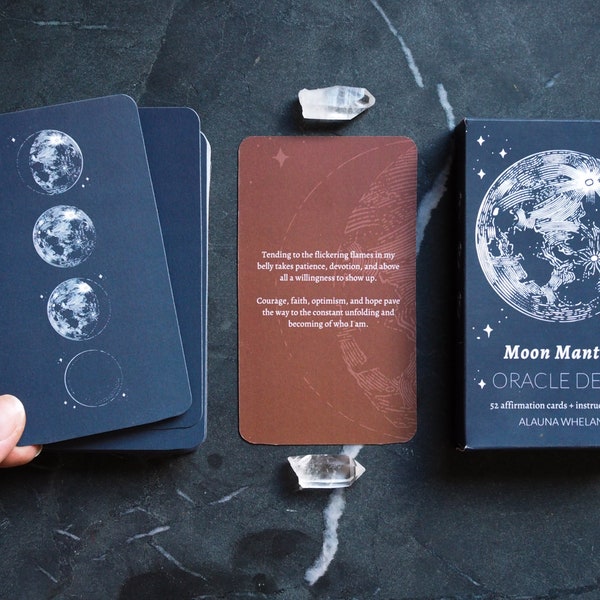 Moon Mantra Oracle Deck - Empowering Affirmation Cards