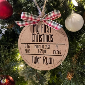 Baby&#39;s first Christmas ornament