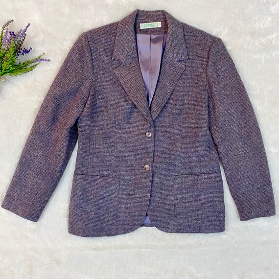 Vintage Soft Purple Wool Blazer by Prestige of Bo… - image 1